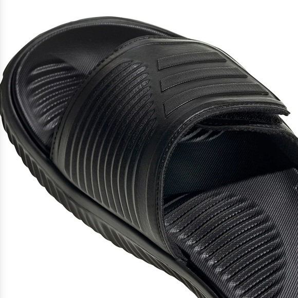 Adidas Adults' Alphabounce 2.0 Black Slide Sandals Sz 8 Men 9 Women - Picture 4 of 5
